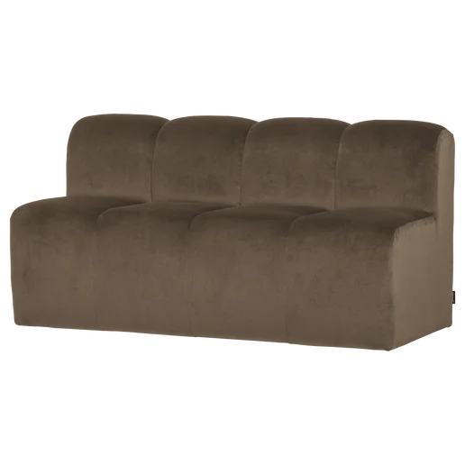 Bank Vinan velours 164 cm 164 × 83 cm hoog