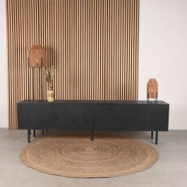 Tv-meubel Dale mangohout zwart