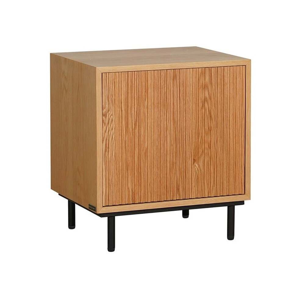 Nachtkastje Lora rubberwood blank eiken