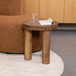 Bijzettafel Ulo mangohout naturel smooth