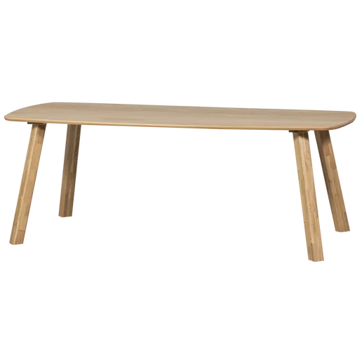 Eettafel Corel eiken bruin 180 × 74 cm hoog