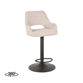 Barkruk Linon touch naturel 20 50 × 52 × 90 cm