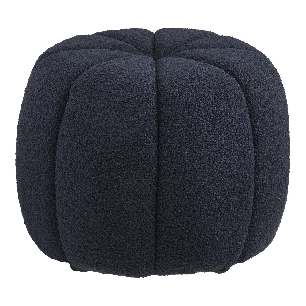 Poef Vesan polyester marineblauw