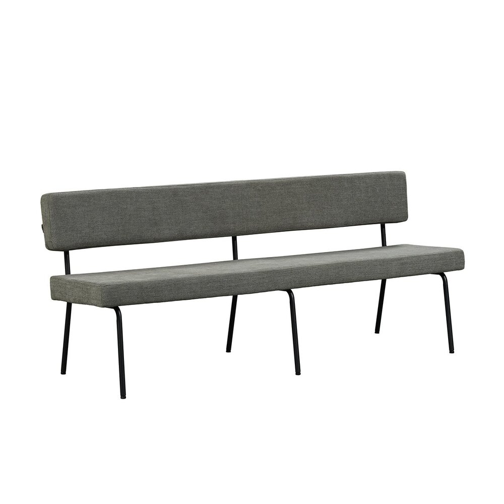 Bankje Maren polyester groen 190 cm