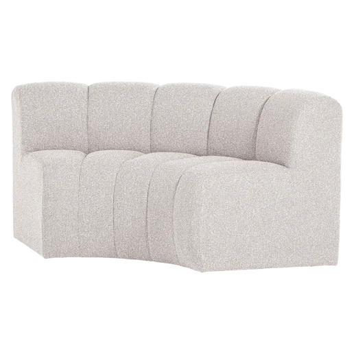Bank Belvela beige 152 × 83 cm hoog