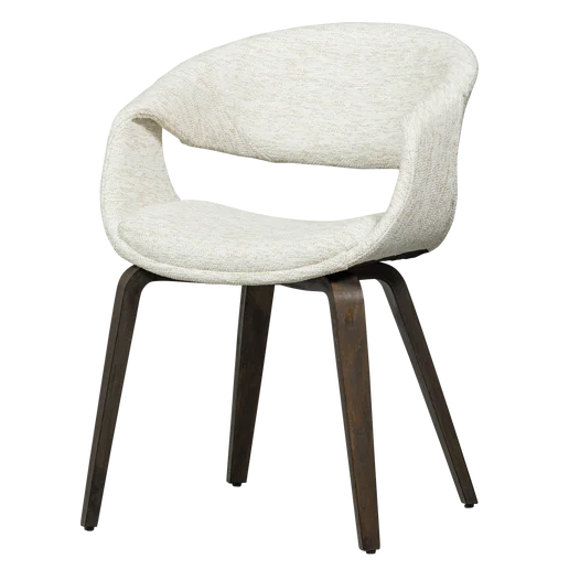 Eetkamerstoel Levvo polyester naturel