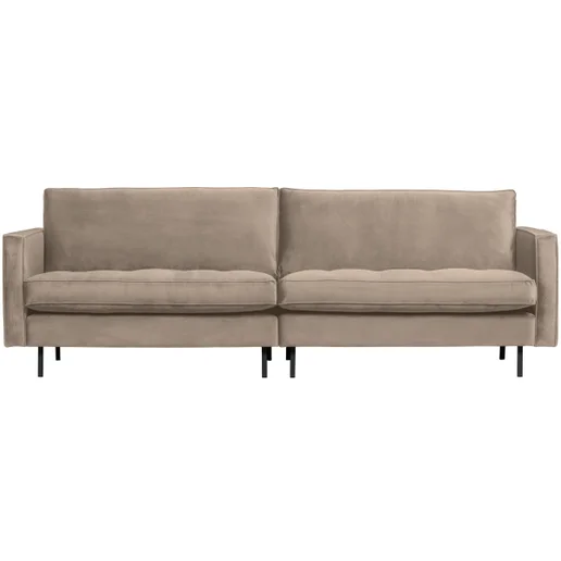 Bank Palten velours groen 3-zits 275 cm