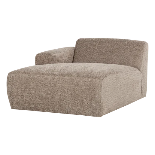 Chaise longue Galo wol beige links 112 cm