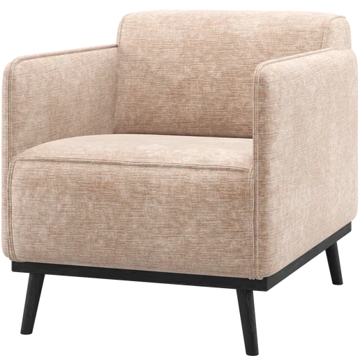 Fauteuil Linmi naturel 72 cm