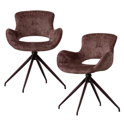 Eetkamerstoel Ulla set van 2 58 × 82 cm hoog