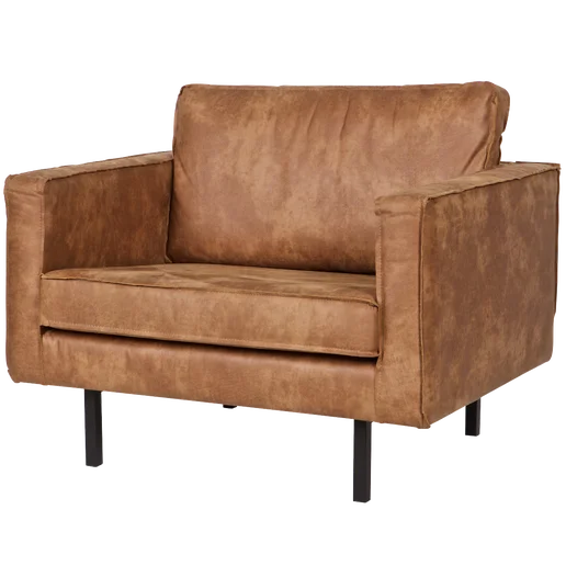 Fauteuil Salia ecoleer bruin