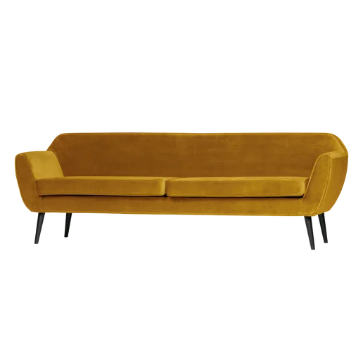 Bank Marsion polyester geel 230 cm