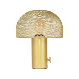 Tafellamp Vinio metaal goud 23 cm
