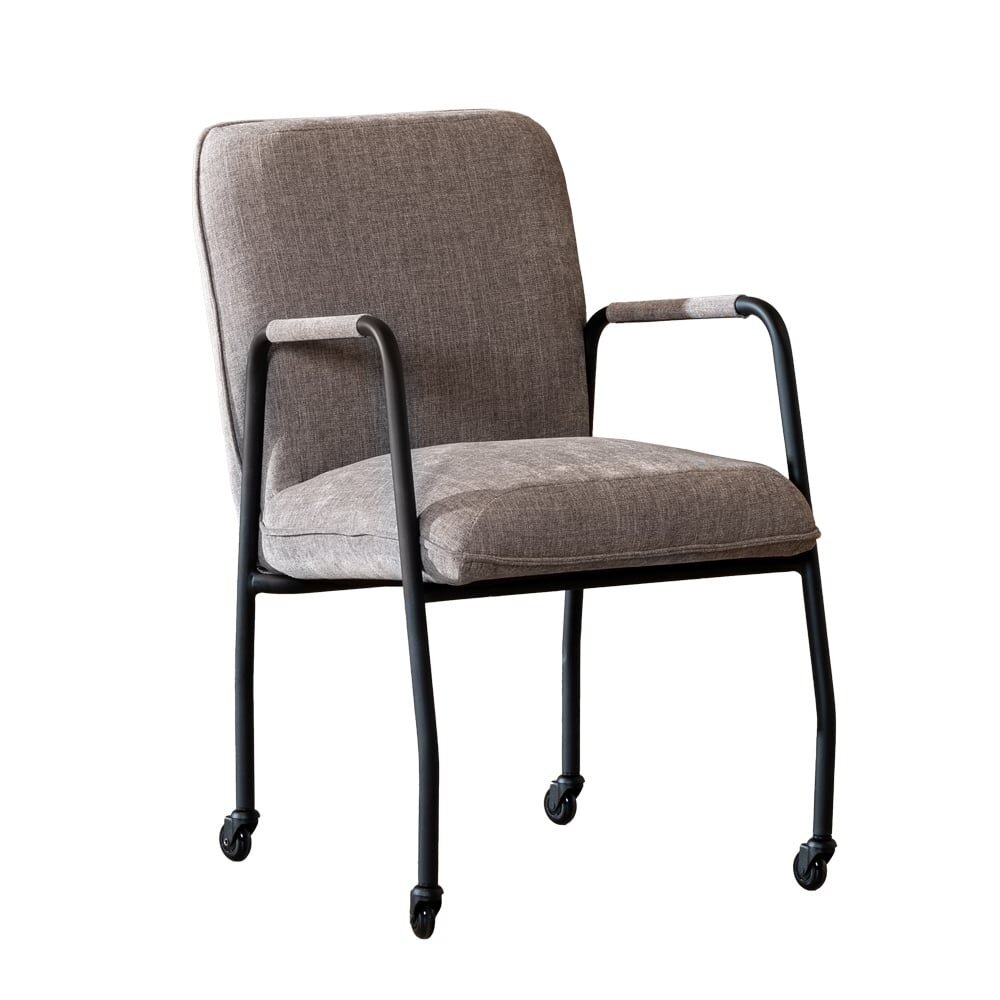 Stoel Vinla polyester taupe 52 cm