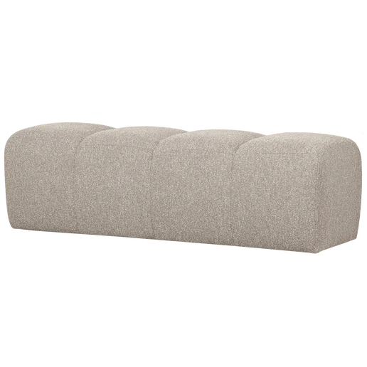 Bank Linsina naturel 164 cm 164 × 51 cm hoog
