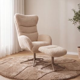 Poef Isis naturel sweet 4d 75 cm