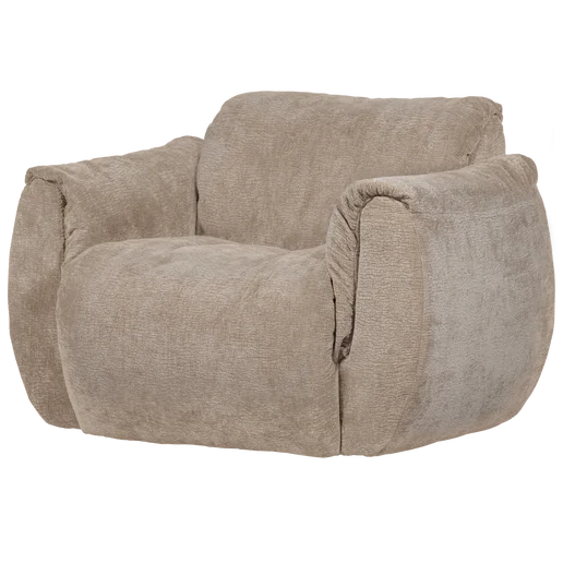 Fauteuil Fenmi polyester beige 104 × 81 cm hoog