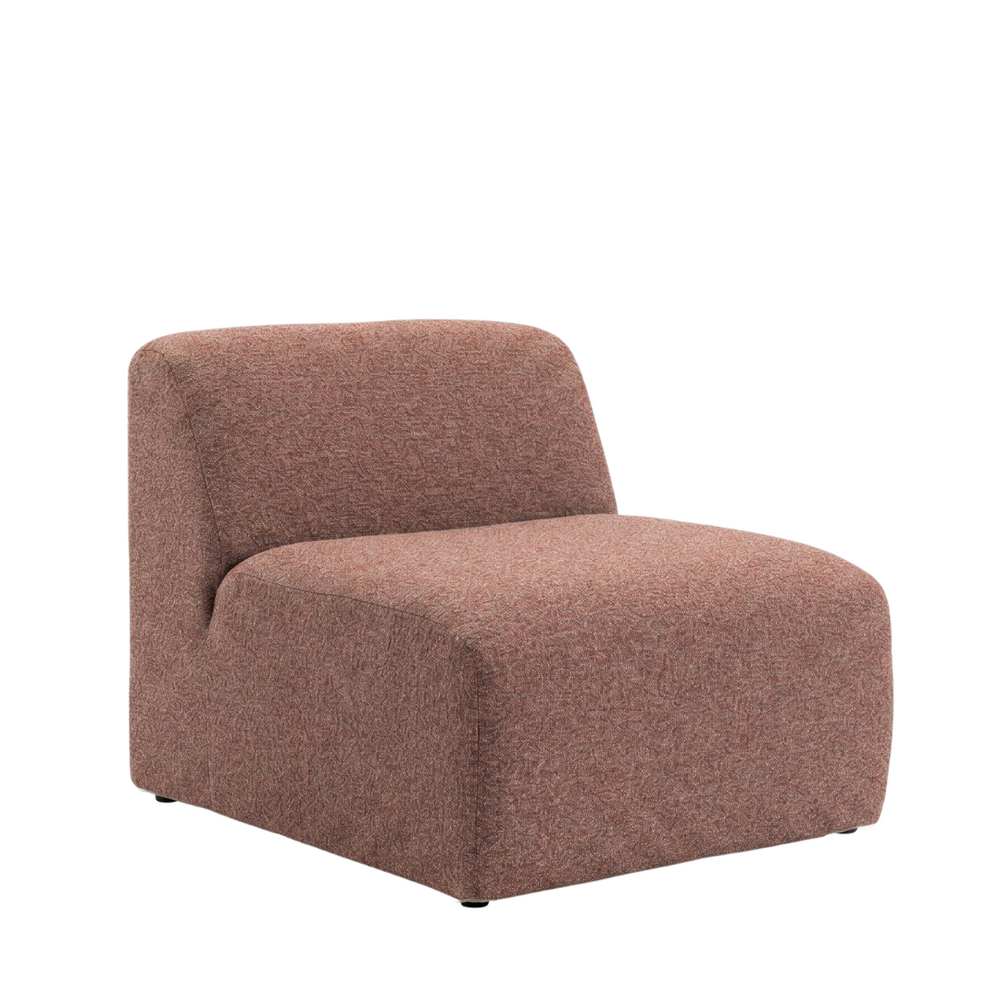 Fauteuil Ile bouclé rood