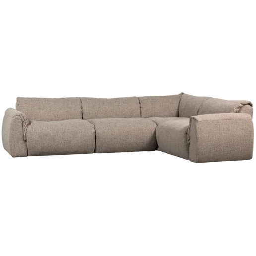Hoekbank Zelia polyester rechts 301 cm