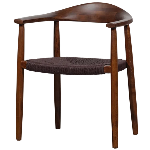 Eetkamerstoel Helro hout bruin