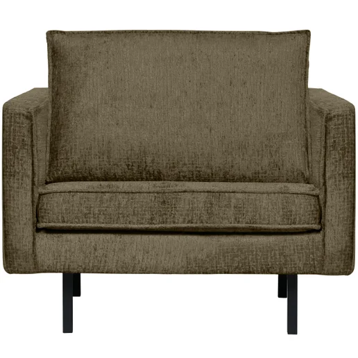 Fauteuil Lanel velours groen 105 cm