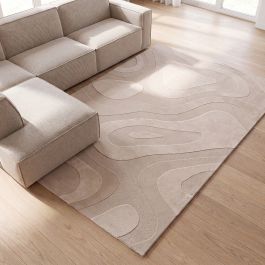 Vloerkleed Rala polyester beige