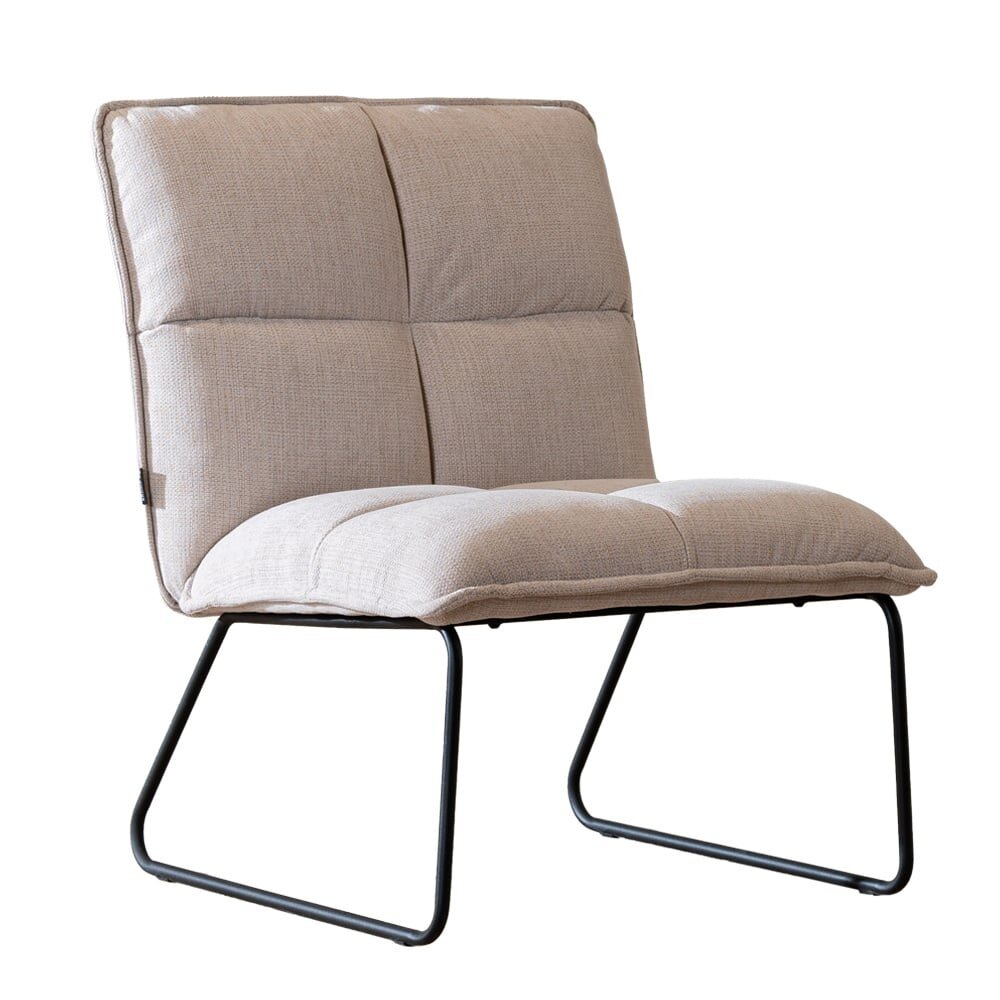 Fauteuil Vinar polyester beige