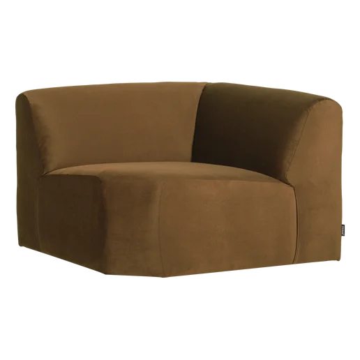 Bank Tervo velours geel 105 cm