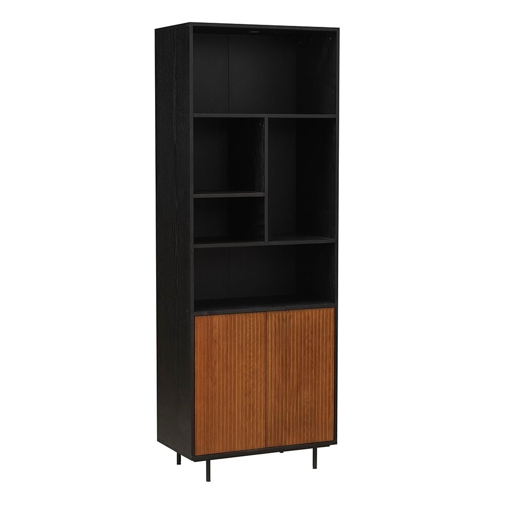 Kast Arla rubberwood zwart