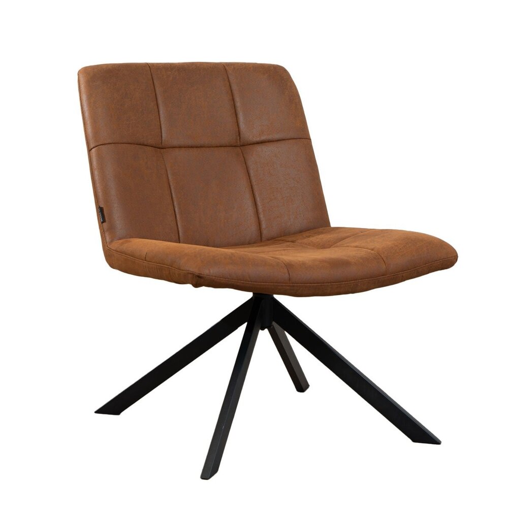 Fauteuil Novon eco-leer cognac 70 cm