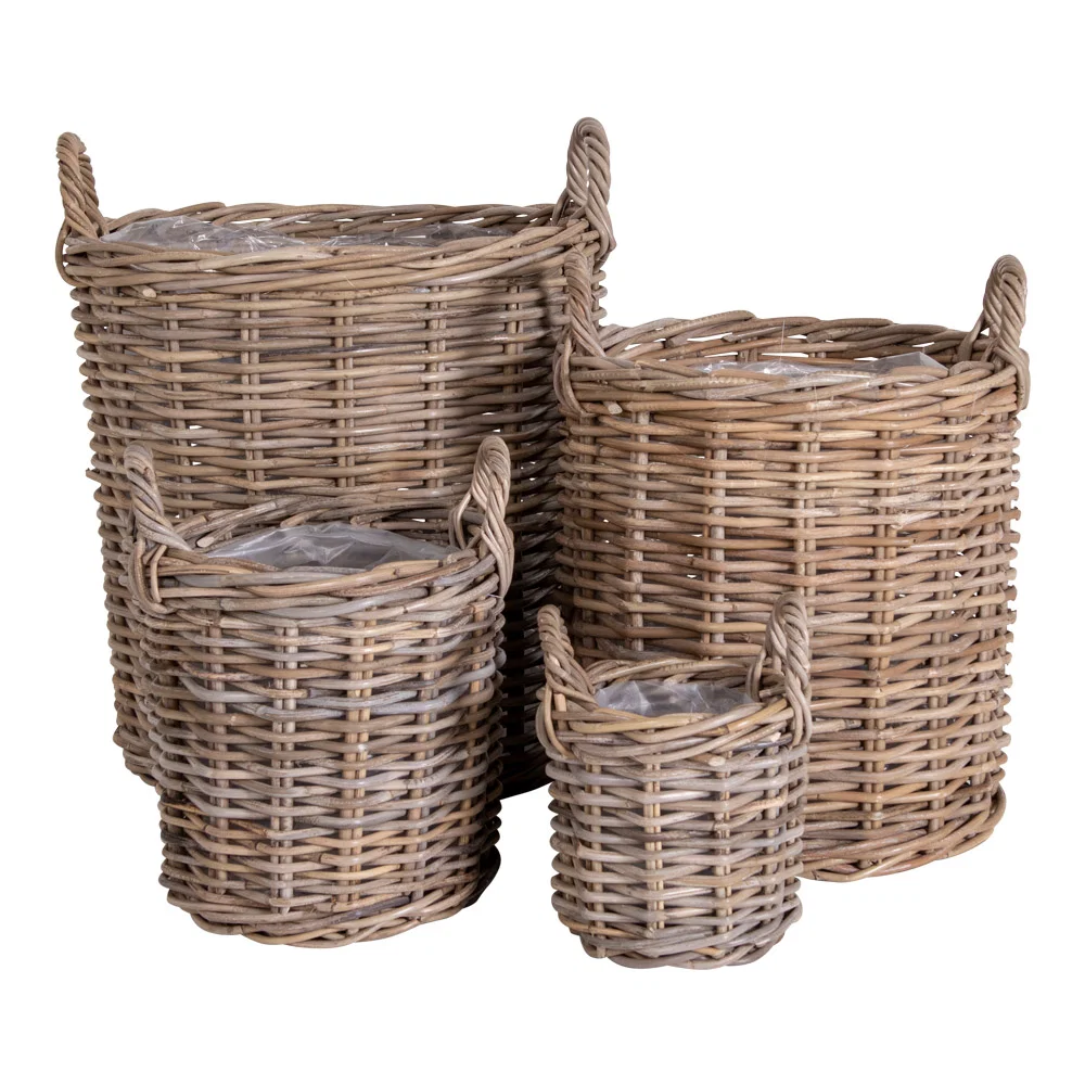 Mand Calis kubu rotan naturel 20 × 28 cm hoog