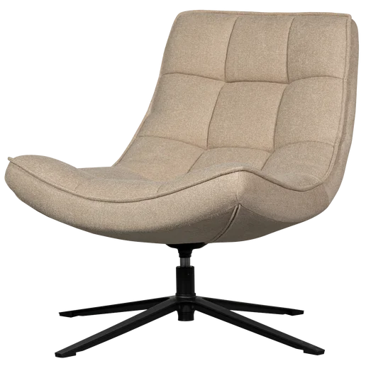 Fauteuil Jasen polyester naturel 74 cm
