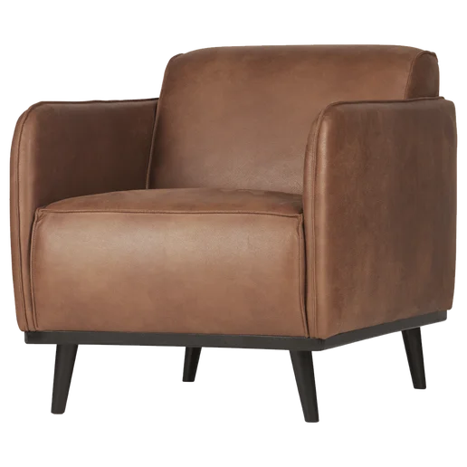 Fauteuil Halla polyester bruin 72 × 77 cm hoog