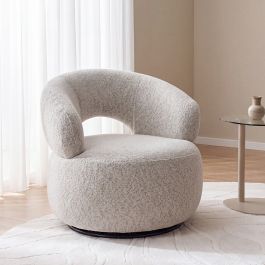 Fauteuil Peria champagne superb