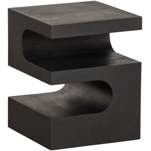 Bijzettafel Zelis zwart 40 cm