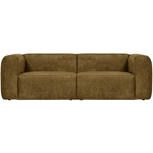 Bank Dalvea velours groen 5-zits 242 cm