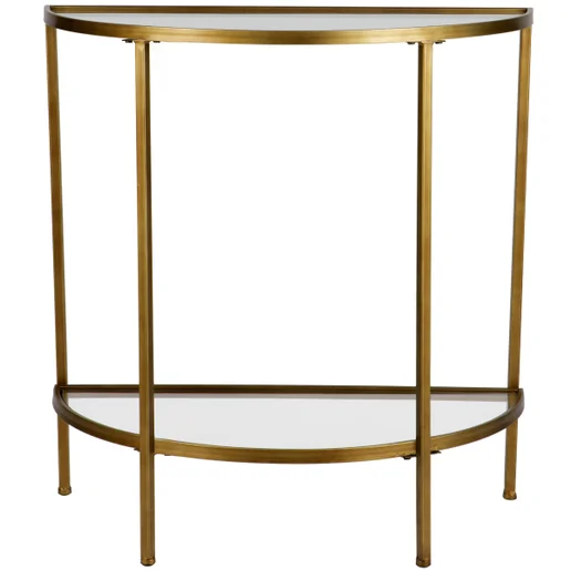 Bijzettafel Pala metaal goud 38 cm