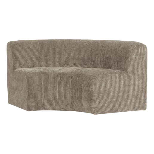 Bank Kalna ribstof beige 152 cm