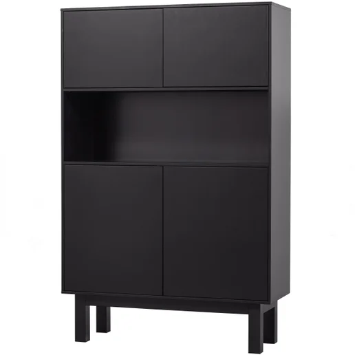 Kast Peria zwart 110 cm