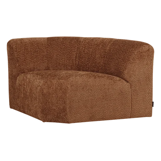 Bank Zelmi wol bruin 110 cm