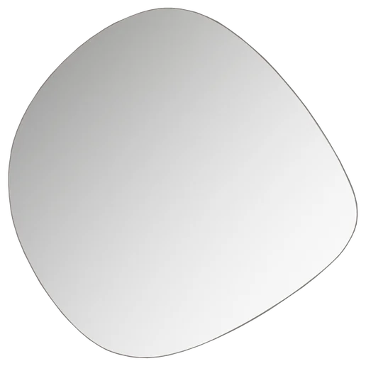 Spiegel Delis glas zwart 59 cm
