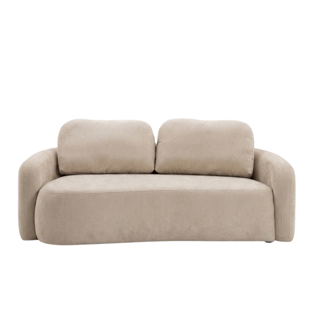 Bank Halan chenille beige 5-zits