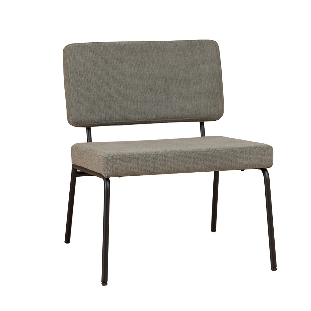 Fauteuil Orna gerecycled polyester groen 65 cm