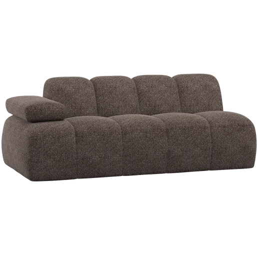 Bank Jasriel chenille 2-zits links