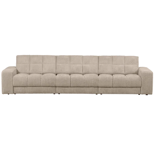Bank Graloen polyester naturel 3-zits