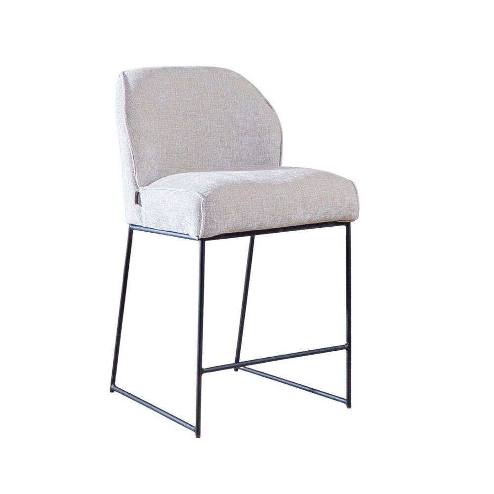 Barkruk Calto chenille beige 73 cm