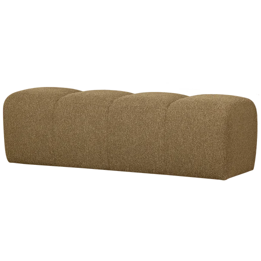 Bank Delmoar geel 164 cm 164 × 51 cm hoog