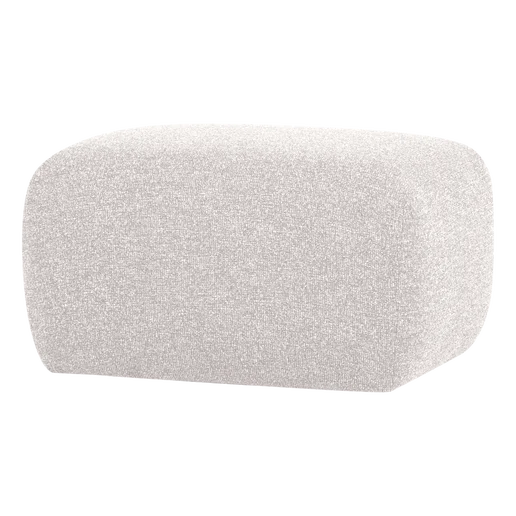 Poef Halna beige 84 × 45 cm hoog