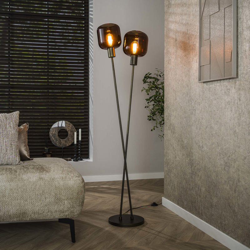 Vloerlamp Grar 2-lichts