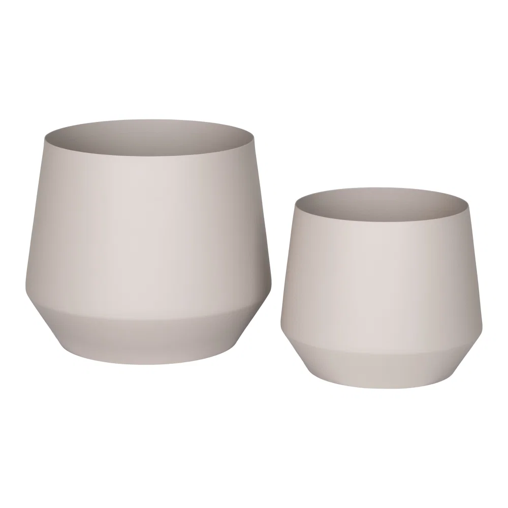 Pot Calia staal zand 20 cm